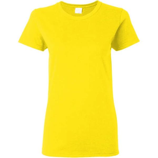 Gildan Ladies/Womens Heavy Cotton Missy Fit Short Sleeve T-Shirt Daisy Ladies T-Shirt