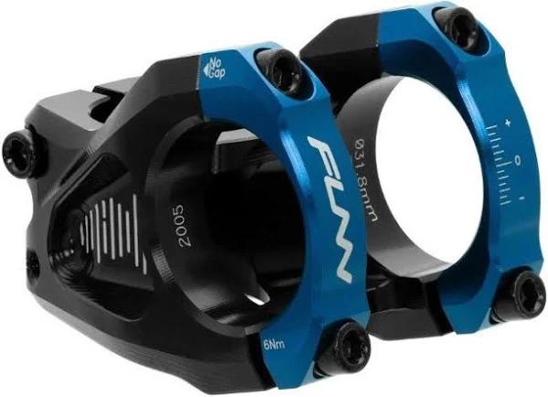 Funn Equalizer 31.8 Stem - Blue 42mm