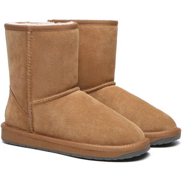 Premium Australian Sheepskin Boots Unisex Short Classic Plus