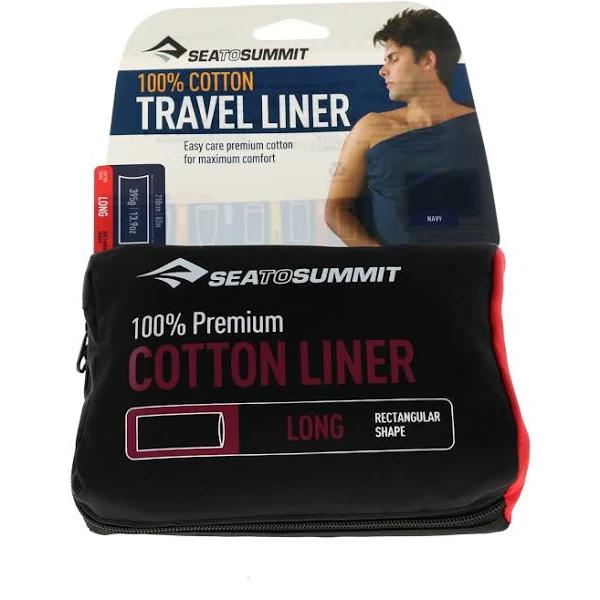 Sea To Summit Cotton Liner Long Navy