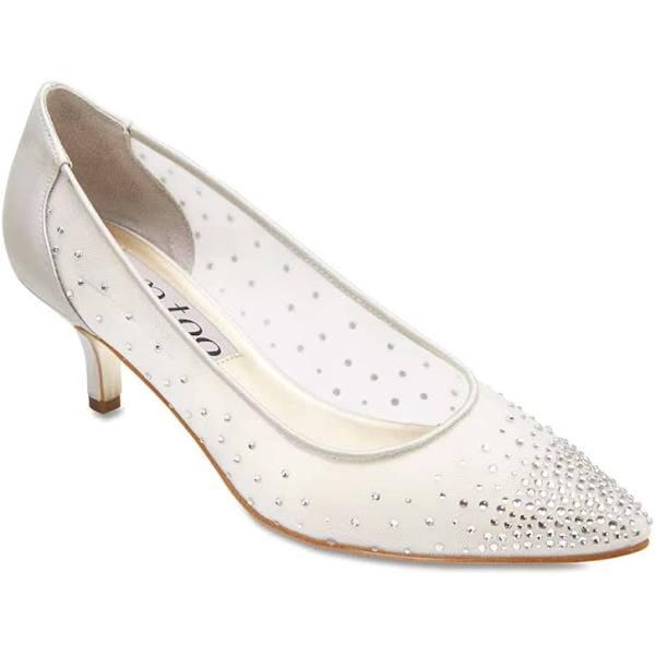 Alan Pinkus Spritz Silver Satin Pump Silver 8