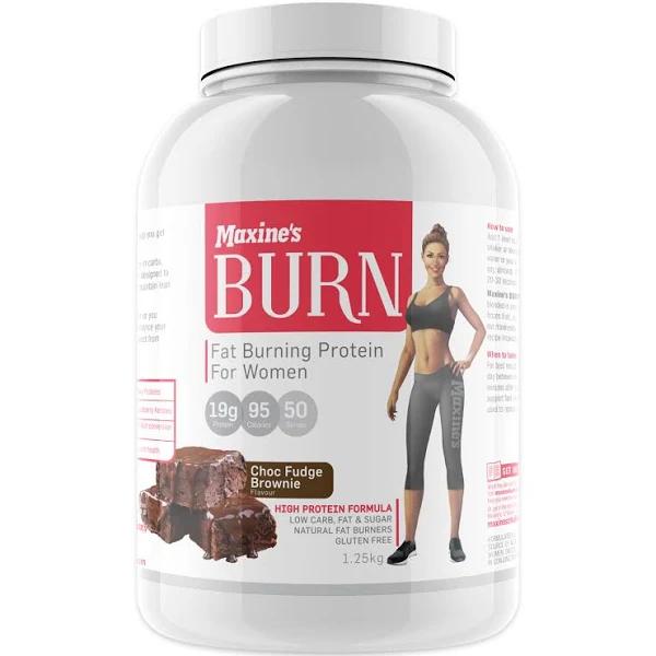 Maxines Burn Protein 1.25kg / Choc Fudge Brownie