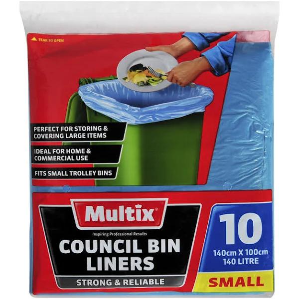 Multix Small Garbage Trolley Bin Liners Bags