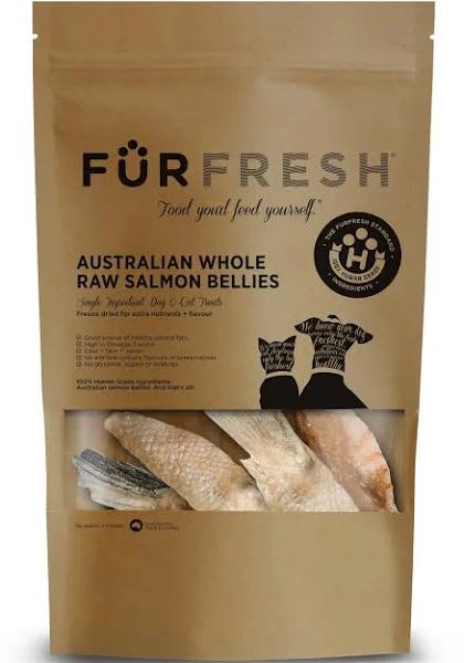 FurFresh Freeze Dried Whole Raw Salmon Bellies Dog Treat 75g