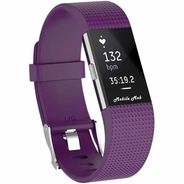 Fitbit Charge 2 Bands Replacement Straps Large Dark Purple