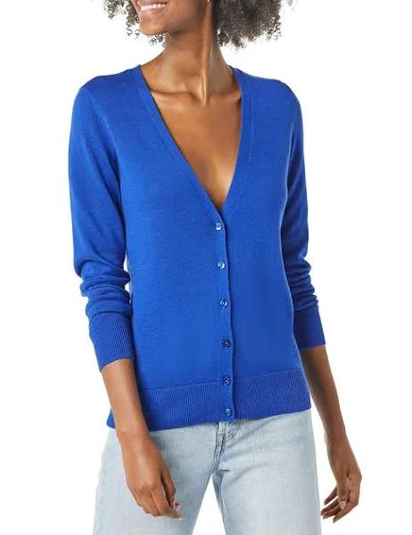 Amazon Essentials Women's Lightweight Vee Cardigan Sweater (Available in Plus Size)