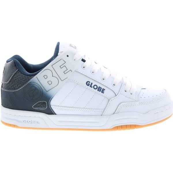 Globe Tilt Mens Skate Trainers in White Blue 11 UK