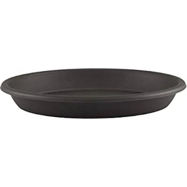 Artevasi Round Indoor/Outdoor Garden Saucer For Pot Anthracite 10pk 9.5x1.5cm