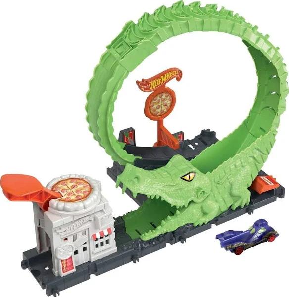 Hot Wheels: City - Gator Pizza Shop Playset