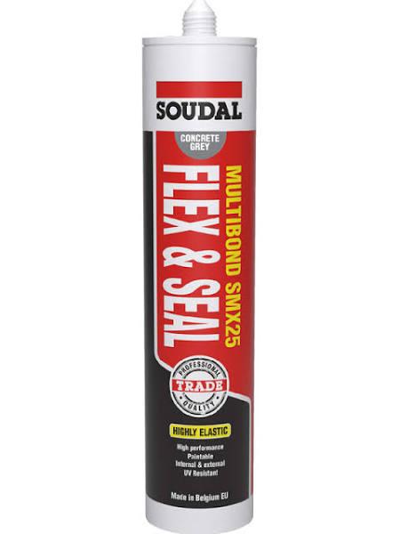 Soudal Multibond SMX25 Flex and Seal Sealant Concrete Grey 290ml (152770)