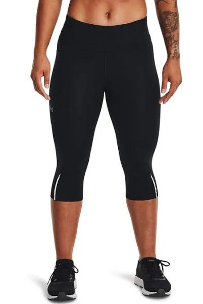 Under Armour Womens Fly Fast 3.0 Speed Capri Tights Black XL