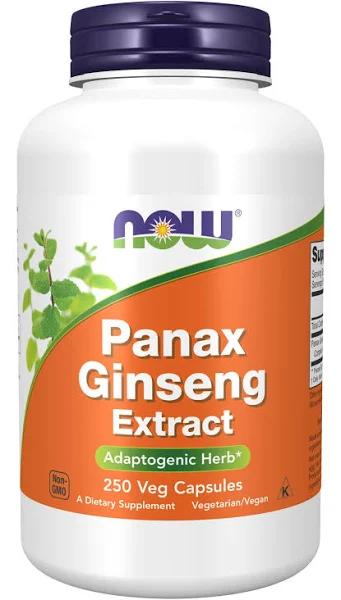 Now Foods Panax Ginseng 500 MG Capsules 250