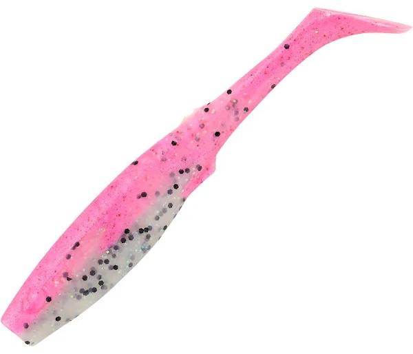 Berkley Gulp Paddleshad Lure 4in Pink Belly Shrimp