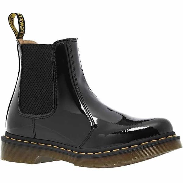 Dr Martens 2976 Patent Lamper Womens Boots - Black