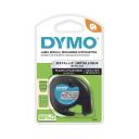 Dymo LetraTag 12mm x 4M Silver Tape