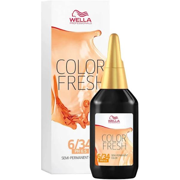 Wella Color Fresh 6/34 Dark Gold Red Blonde 75ml