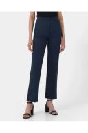 Forcast Women's Kiley Straight Pants - Navy - 8 - AfterPay & zipPay Available