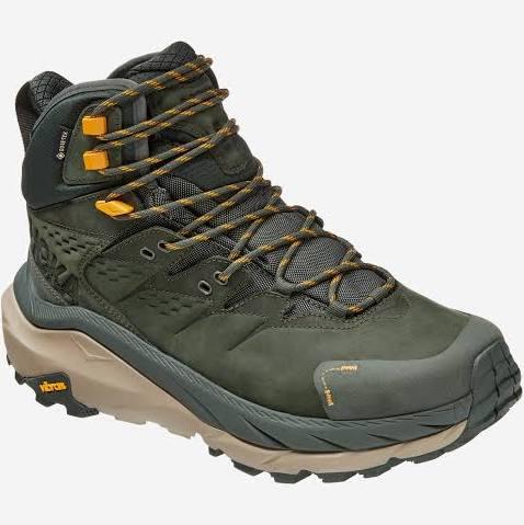 Hoka Kaha 2 GTX - Mens | Mens Waterproof Hiking Boot NZ Duffel Bag/Radiant Yellow / US 10