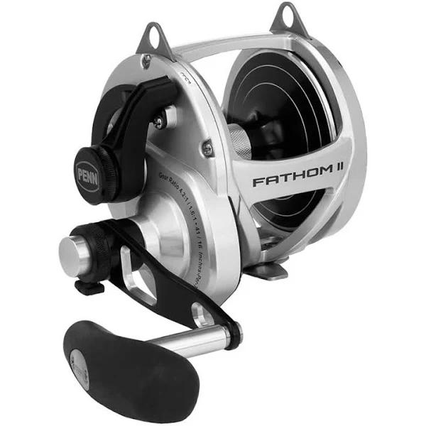 Penn Fathom II Lever Drag 2 Speed 80 Overhead Reel