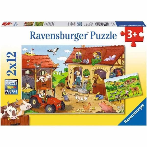 Ravensburger Puzzle Working On The Farm