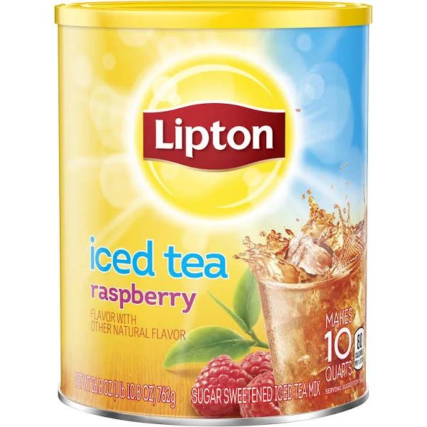 Lipton Iced Tea Mix, Raspberry 26.8 Oz