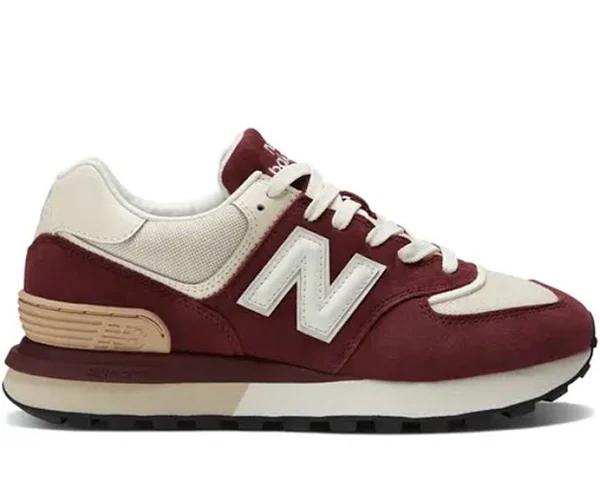 New Balance Unisex 574 Legacy NB Burgundy/Angora - Size 8