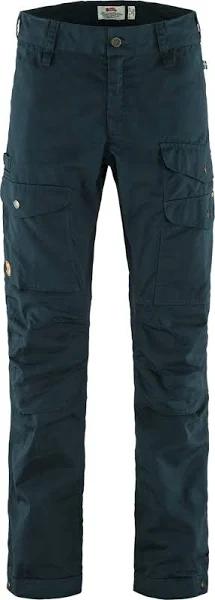 Fjallraven Vidda Pro Ventilated Trousers Blue, Mens G-1000 Full-length Trousers, Size 46 - Regular - Color Dark Navy