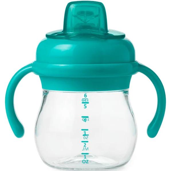 OXO Tot Grow Soft Spout Cup With Removable Handles (Teal)