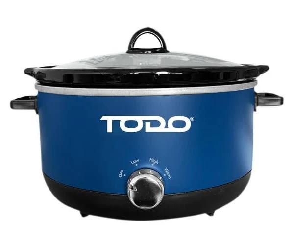 TODO 3.5L Stainless Steel Slow Cooker Removable Ceramic Bowl