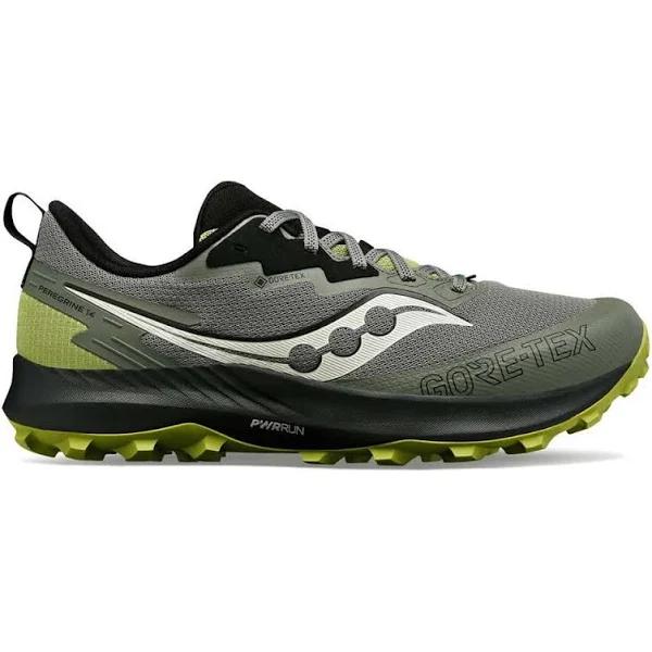 Saucony Peregrine 14 GORE-TEX Shoes Grey Green - 40