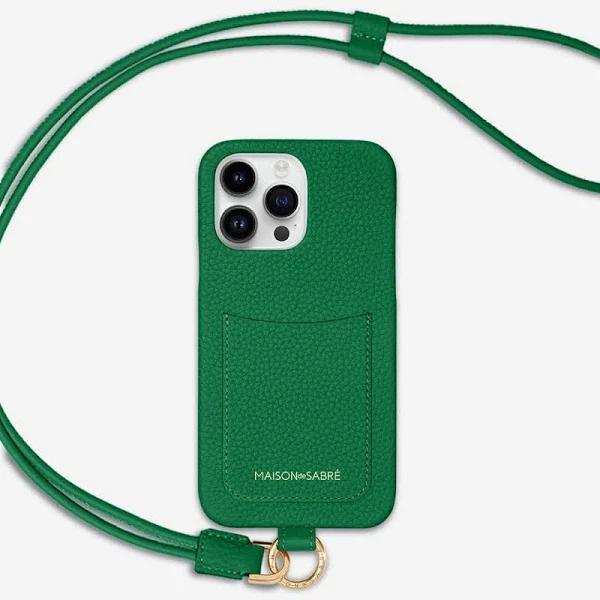 The Sling Phone Case iPhone 14 Pro Max - Emerald Green