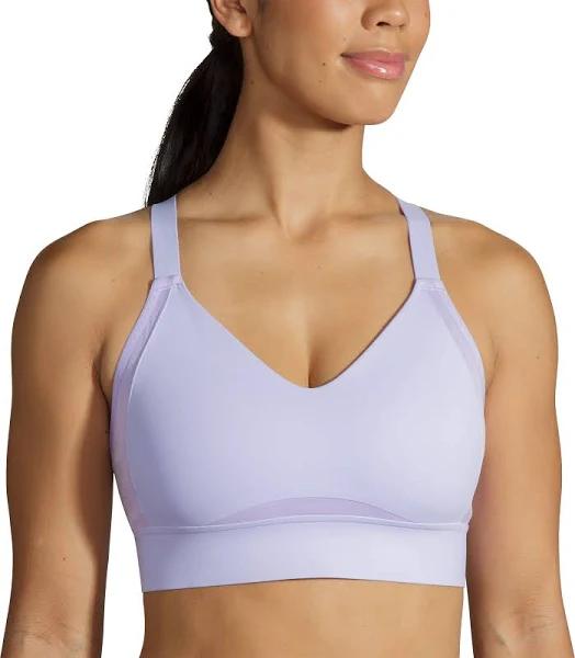 Brooks Interlace Sports Bra Women's Violet Dash AB