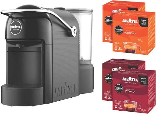 Lavazza Jolie Capsule Coffee Machine Bundle Black