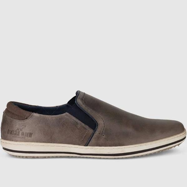 Candid Grey - Mens Casual Shoes - Wild Rhino Shoes 44 / Dark Grey