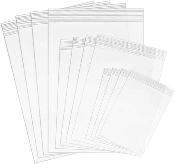 1440 x Clear Poly Zipper Bags 3 Sizes | Resealable Plastic Food Zip Lock Bag - AfterPay & zipPay Available