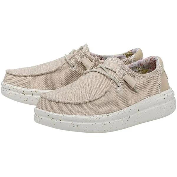 Hey Dude Wendy Rise Stretch Shoes Beige EU 40 Woman