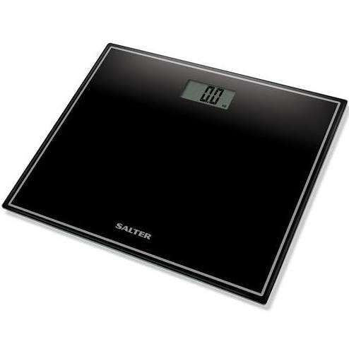 Salter Compact Digital Bathroom Scales - Toughened Glass, Measure Body