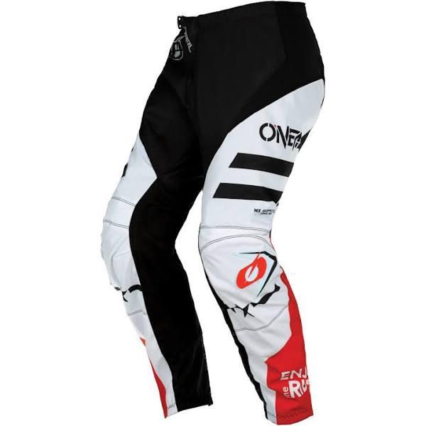 Oneal Element Squadron White/Black Pants - 36