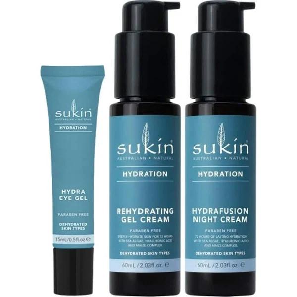 Sukin Hydration 3 Piece Skin Care Set - AfterPay & zipPay Available