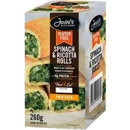 Jase's Kitchen Gluten Free Spinach & Ricotta Rolls 2 Pack