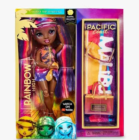 Rainbow High Pacific Coast Fashion Doll - Phaedra Westward