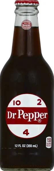 Dr Pepper Glass Bottle 355ml