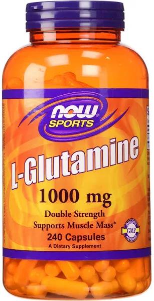 Now Foods L-Glutamine 1000 MG - 240 Capsules