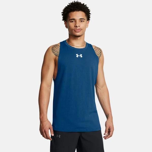 Under Armour Men's Zone Tank Blue SM