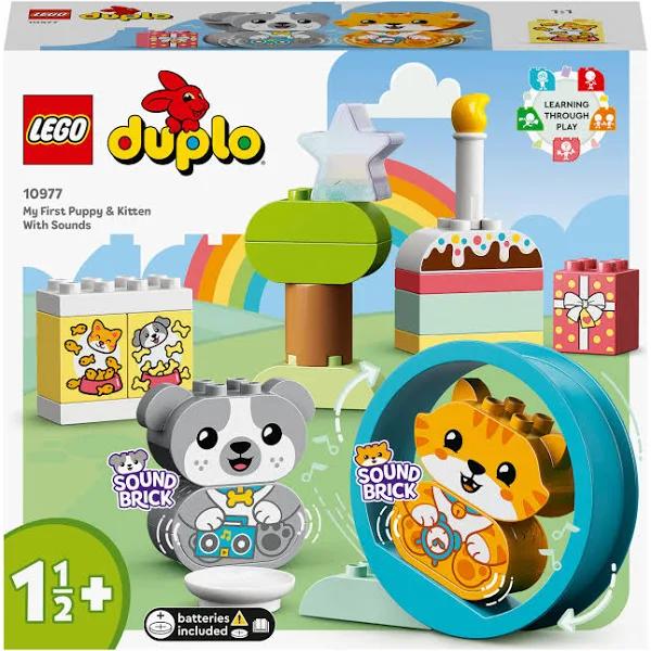 LEGO 10977 DUPLO My First Puppy & Kitten with Sounds