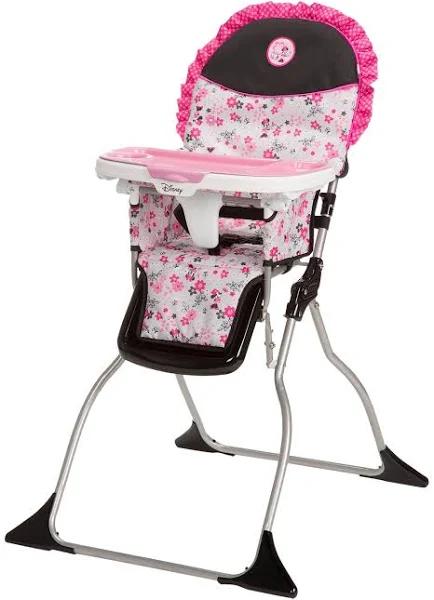 Disney Baby Minnie Mouse Simple Fold Plus High Chair With 3-position