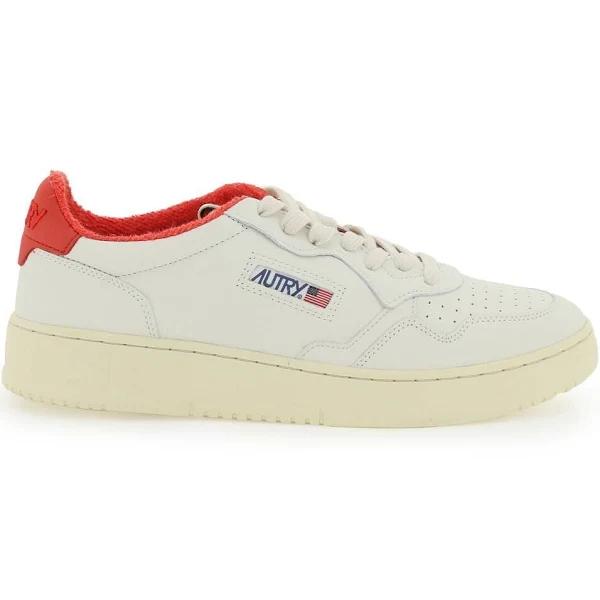 Autry Action Shoes Low Leather | White/Green | AULMLL20-WGN Colour: W