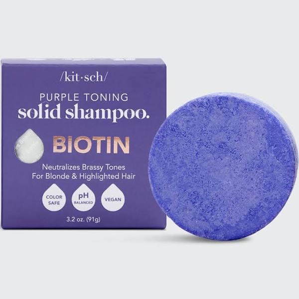 Kitsch Purple Toning Solid Shampoo with Biotin