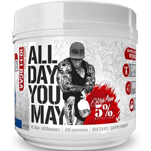 5% Nutrition AllDayYouMay - Legendary Series, Blue Raspberry - 435g