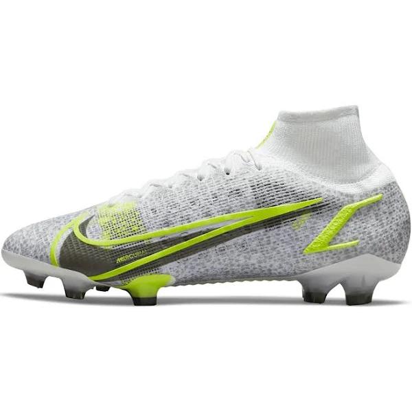 Nike Mercurial Superfly 8 Elite FG 'White Volt' CV0958-107 US 9